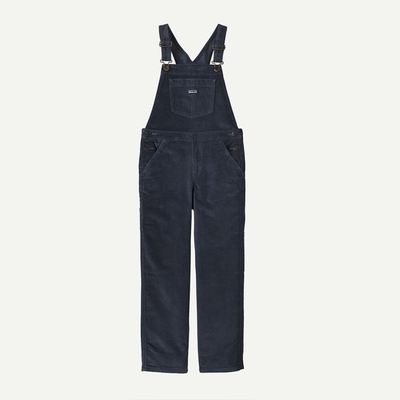 Patagonia Pants - Patagonia Kid’s Corduroy Smolder Blue Overalls Medium